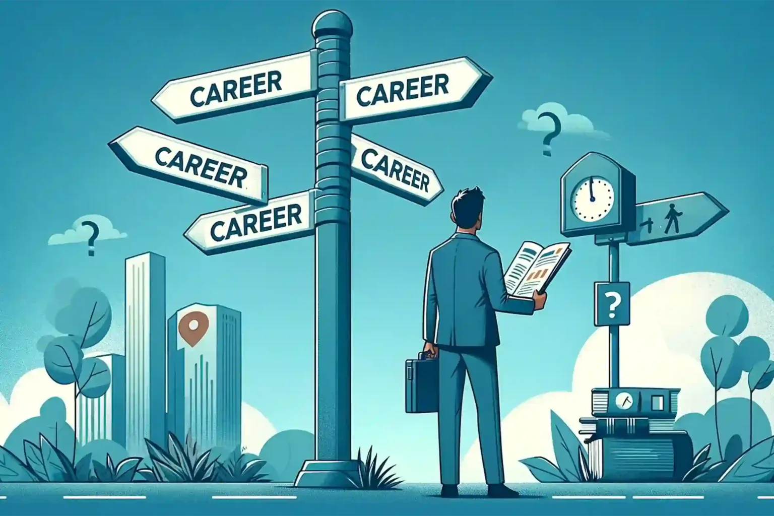 New employee exploring how to prepare for a new career