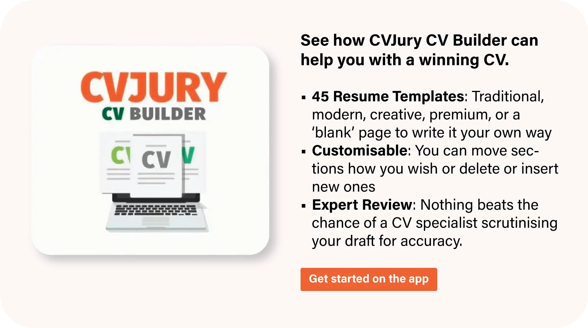 CVJury CV Builder image