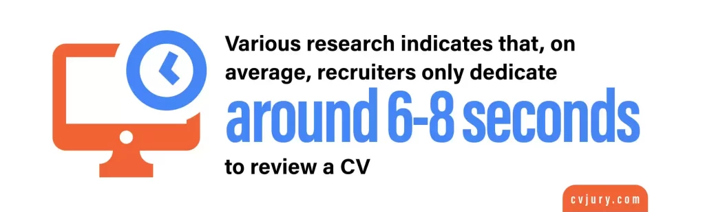 how long do recruiters review a CV