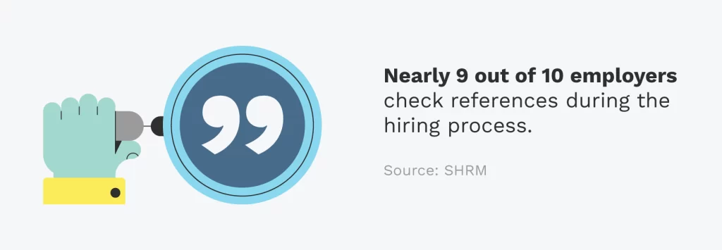 will recruiters check references before hiring?