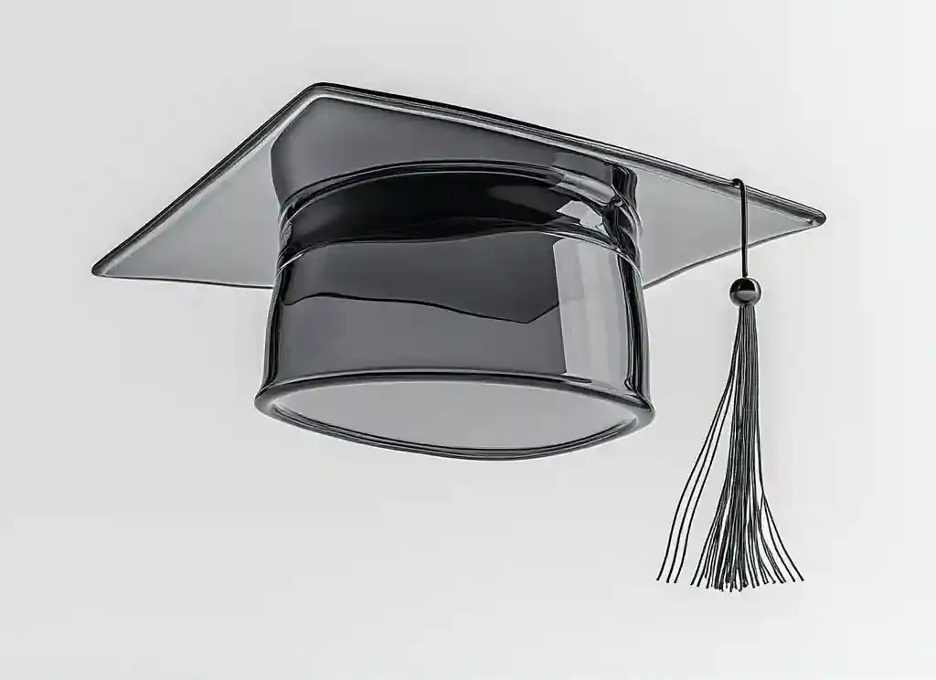 3D square academic cap