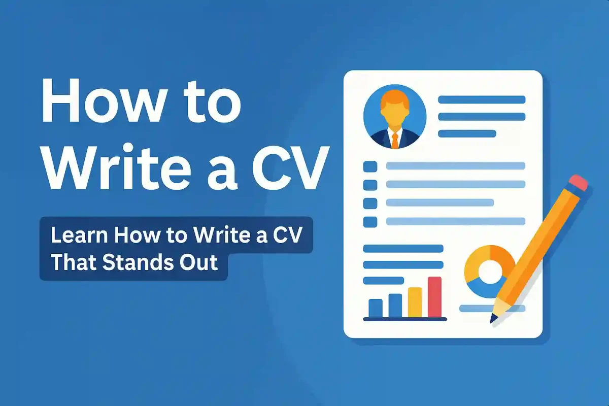 How to Write a CV digital illustration