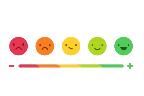 5 different coloured emojis